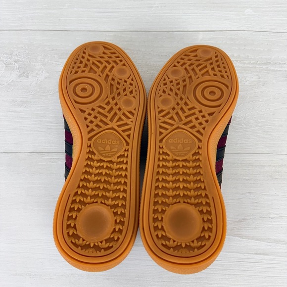 NEW Adidas Handball Spezial Sneakers Men Size 6.5 Womens 8 Burgundy Suede Black - Picture 9 of 13